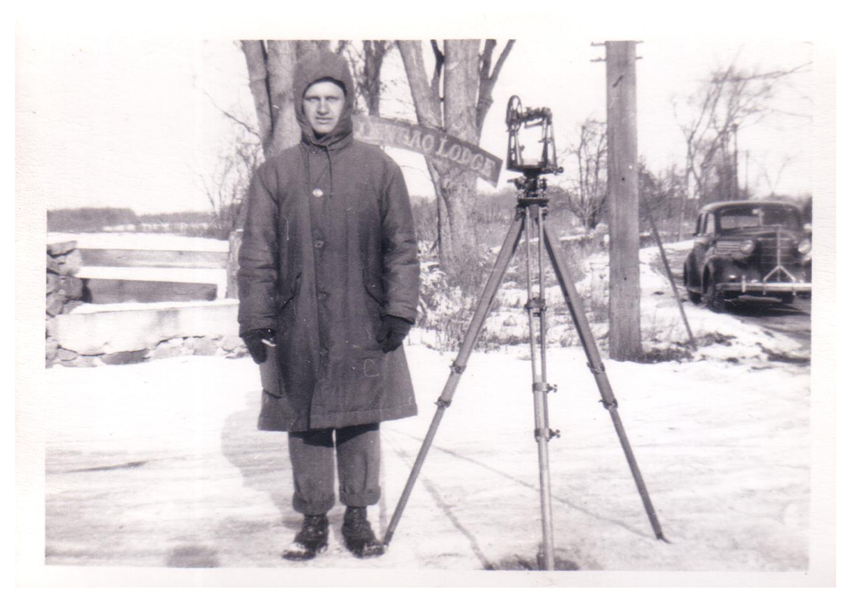 1948 Winter survey, Loosac Lodge, Bedford, Massachusetts.